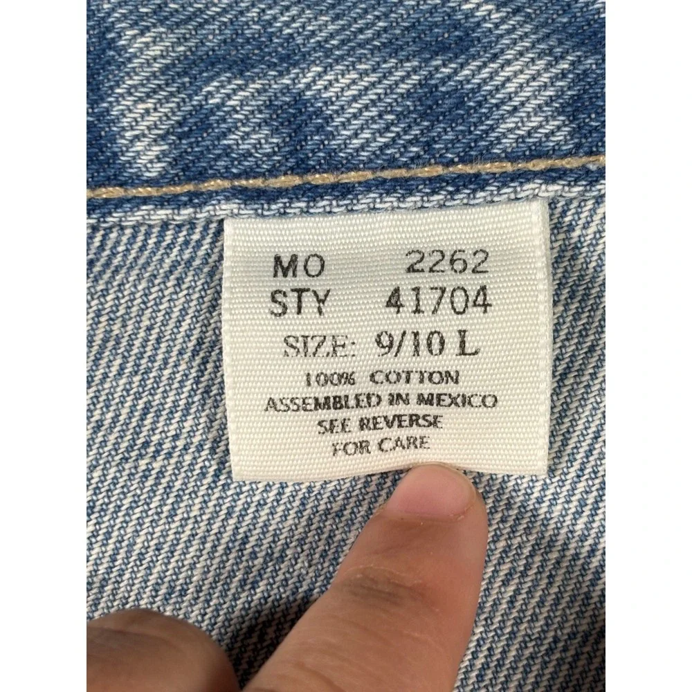 Anchor Blue Mens Light Wash Straight‎ Leg Denim Jeans 41704 Size 9/10 L 30x32